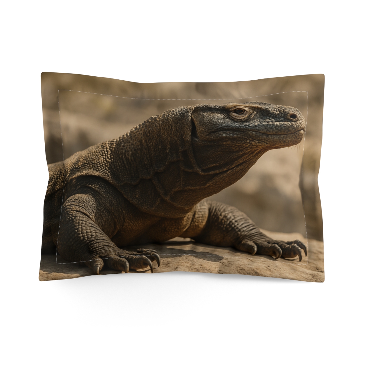 Ancient Sentinel Komodo Dragon soft plush pillows