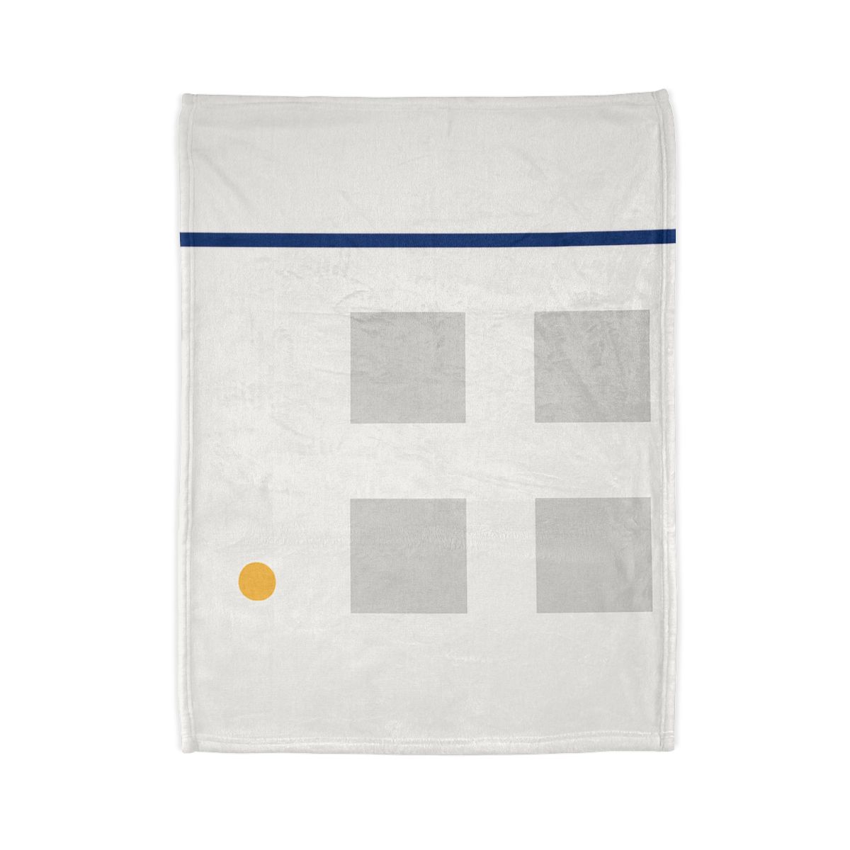 Sparse Grid With Missing Corner And Accent Point decorative home blankets