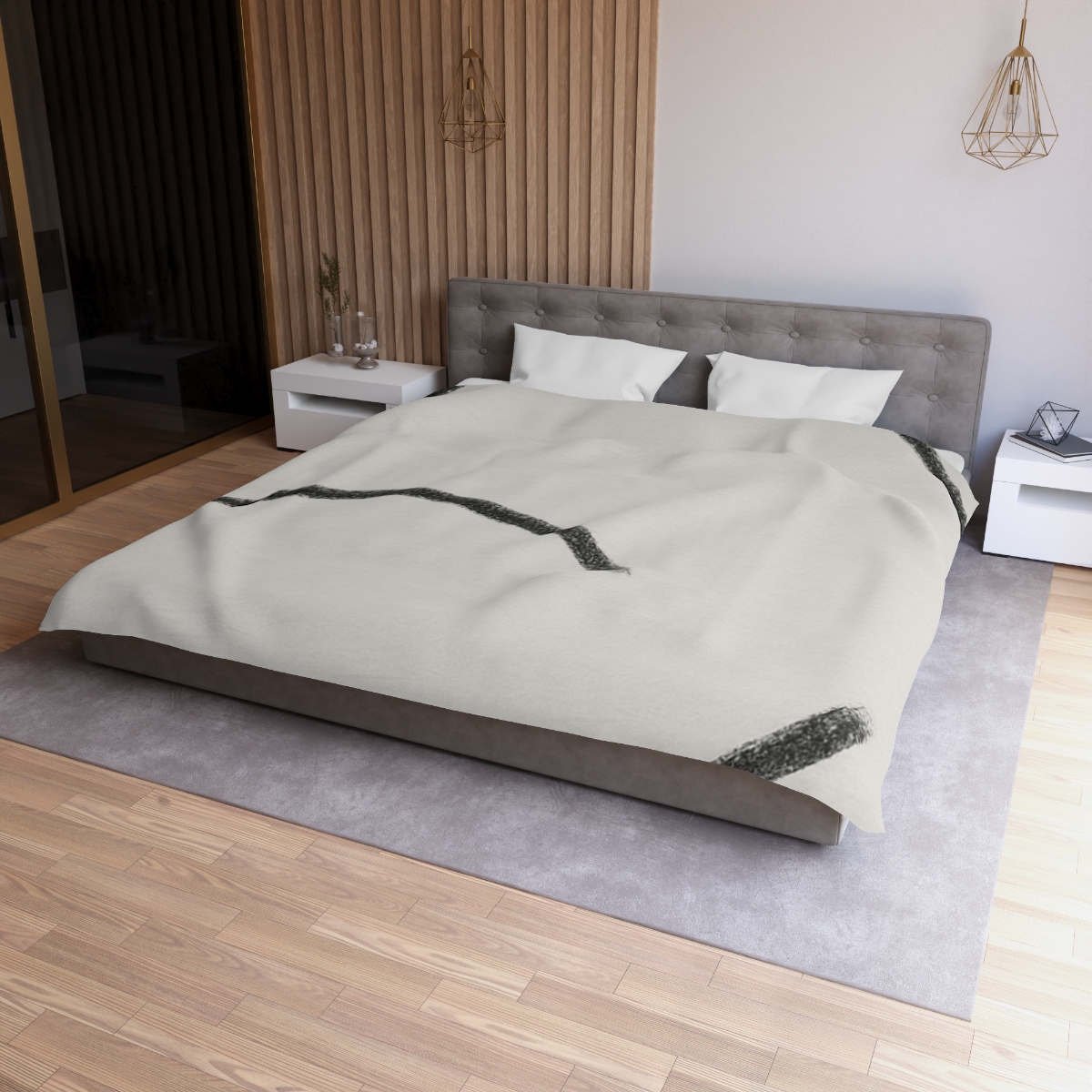 Concentric Arc Interval trendy bedroom duvets