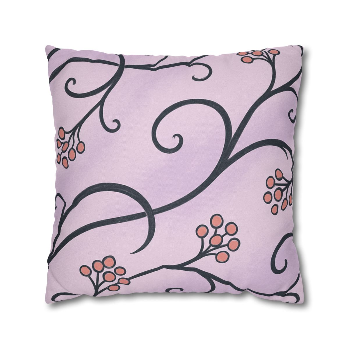 Tendrilled Ribbon Network soft cotton pillow cases