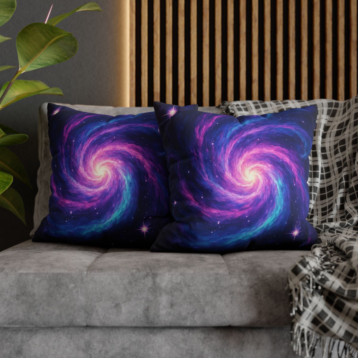 Nebula Spiral Haze stylish decorative pillowcases