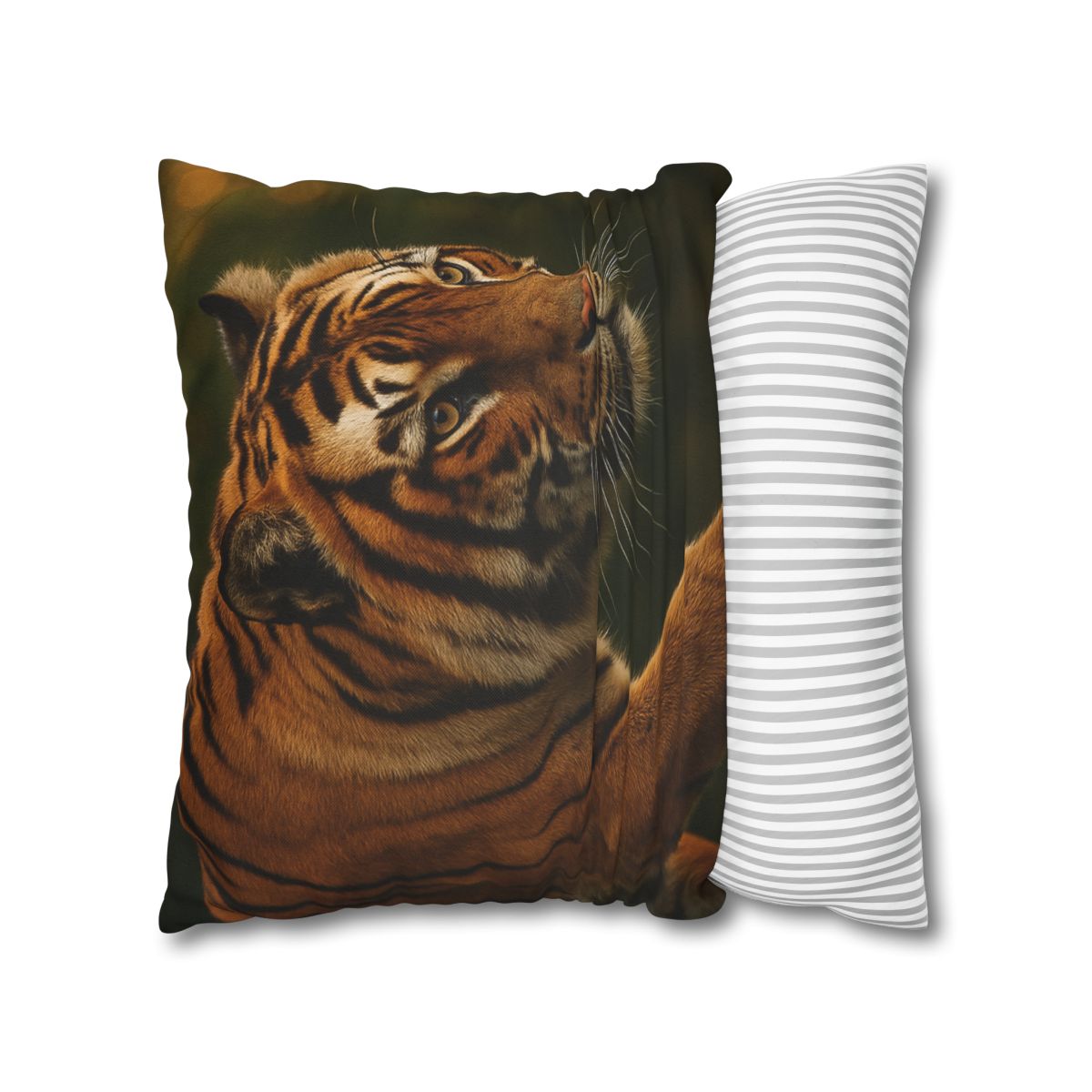 Forest Stalker Bengal Tiger custom pillow cases