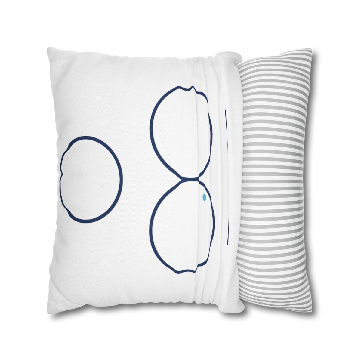 Triad Rings With Shared Tangent custom pillow cases