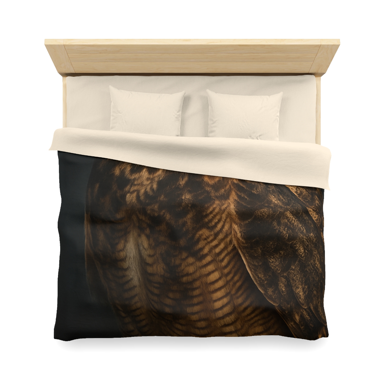 Starlit Perch Great Horned Owl trendy bedroom duvets