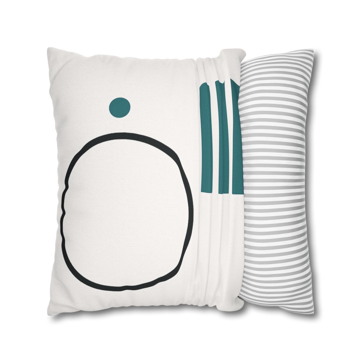 Orbiting Bars And Hollow Circle comfortable bedding pillow covers