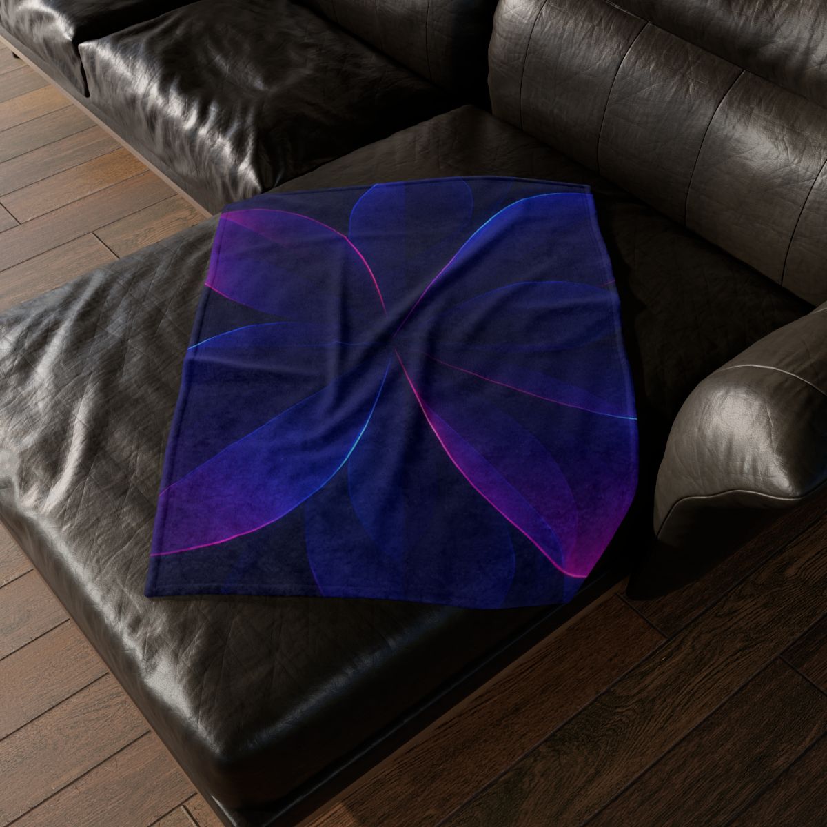 Petal Prism Parallax personalized cozy blankets