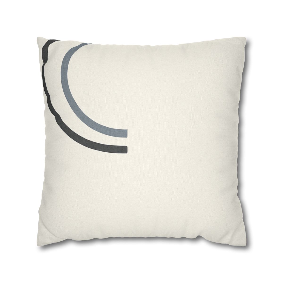Partial Arc Corner designer print pillow cases