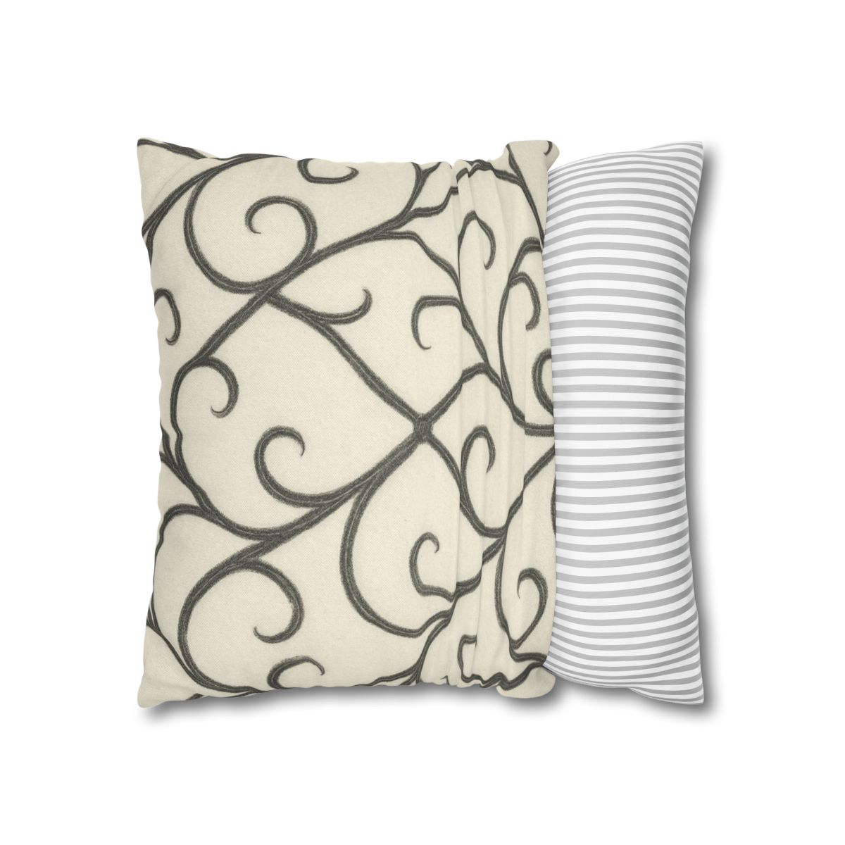 Vine Lattice Outline personalized pillow covers