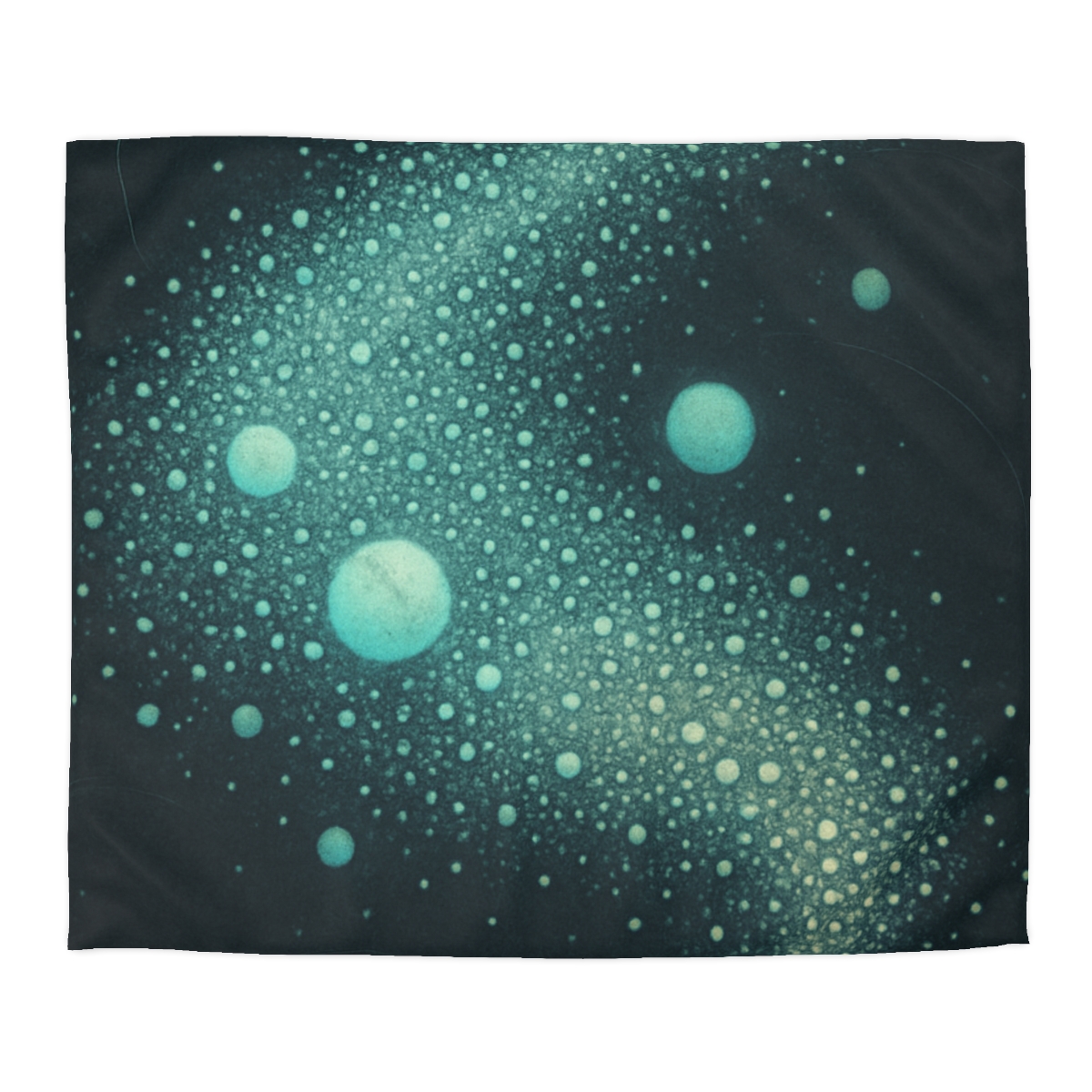 Seed Cluster Nebula Bloom designer printed duvets