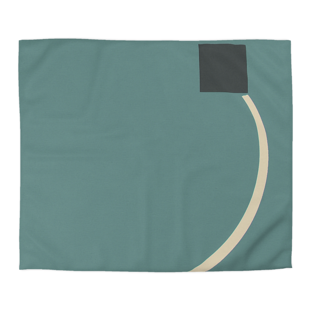 Negative Space Corner Arc duvets for gifts