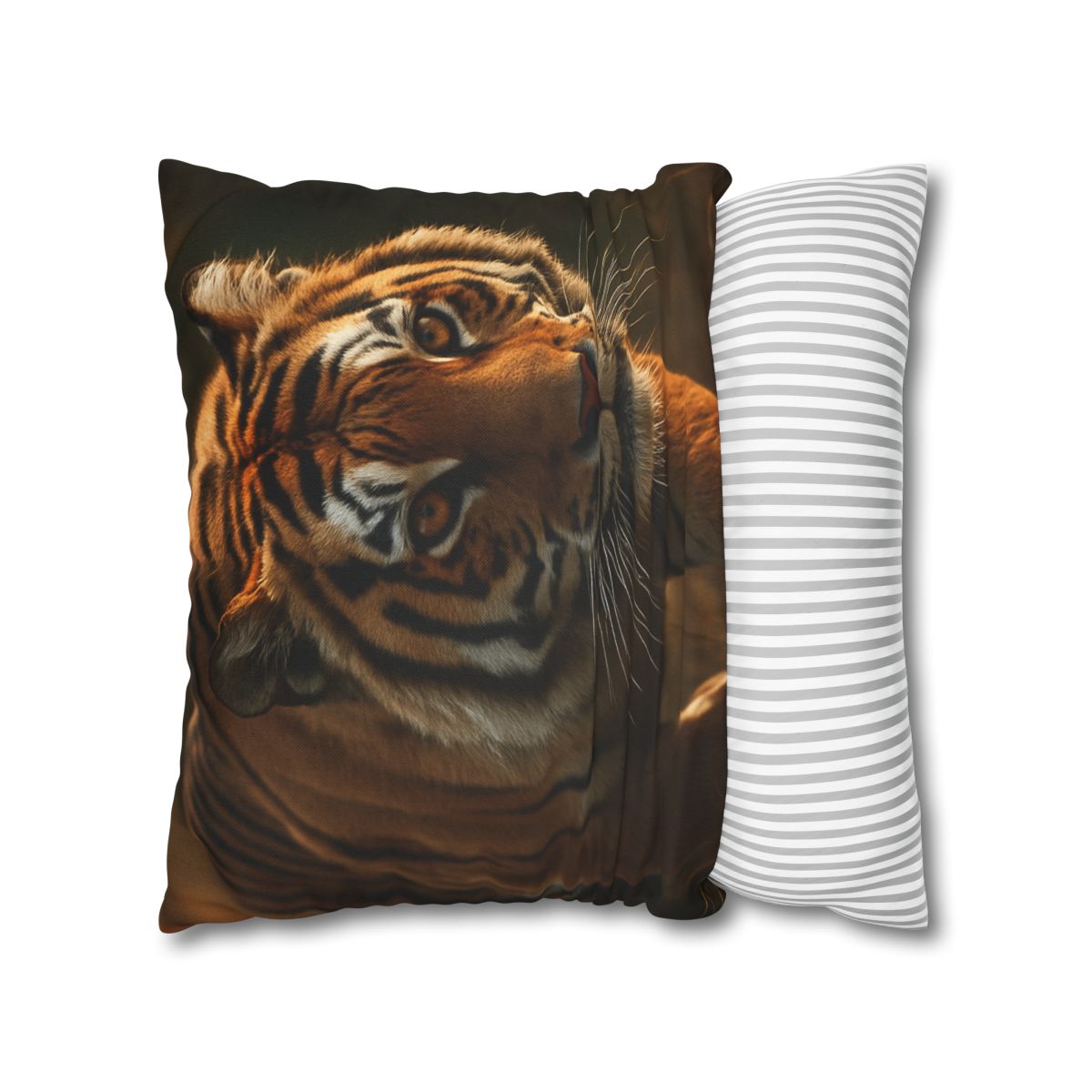 Forest Stalker Bengal Tiger personalized pillow covers