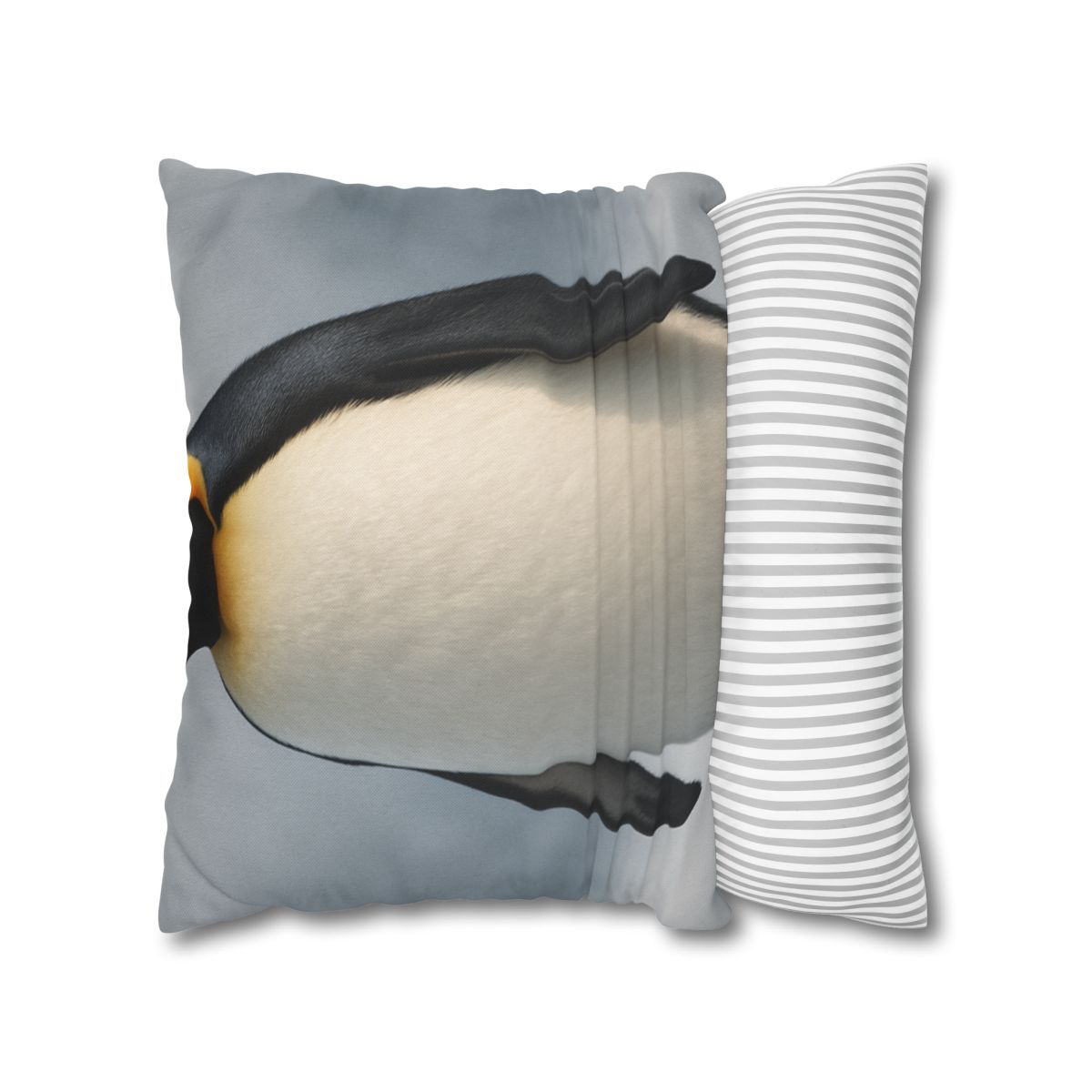 Frost Line Emperor Penguin designer print pillow cases