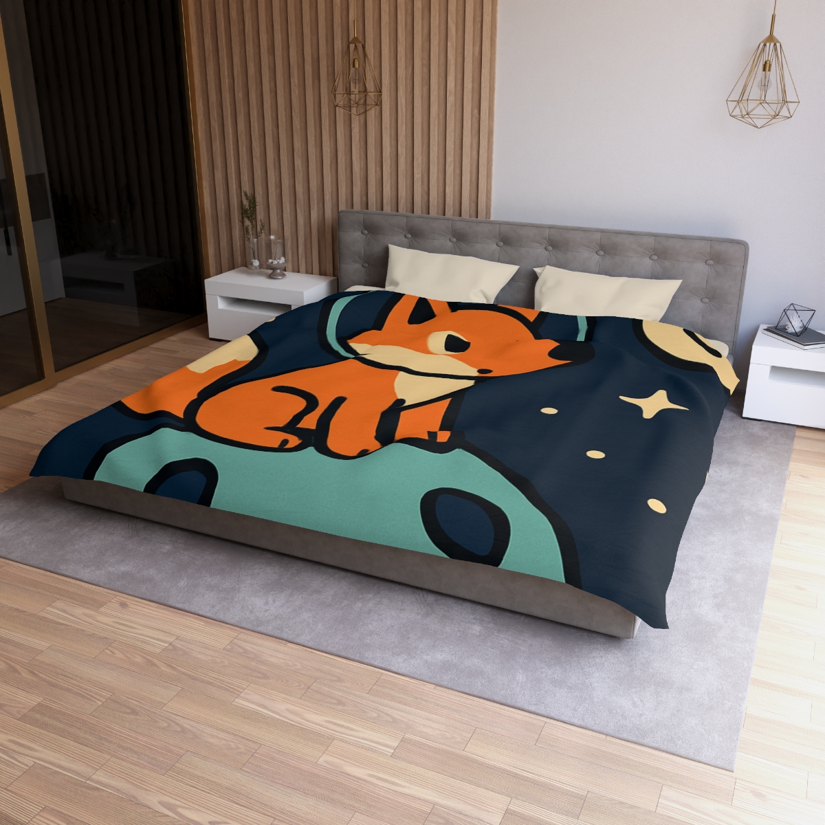 Starlight Explorer Fox soft comforter duvets