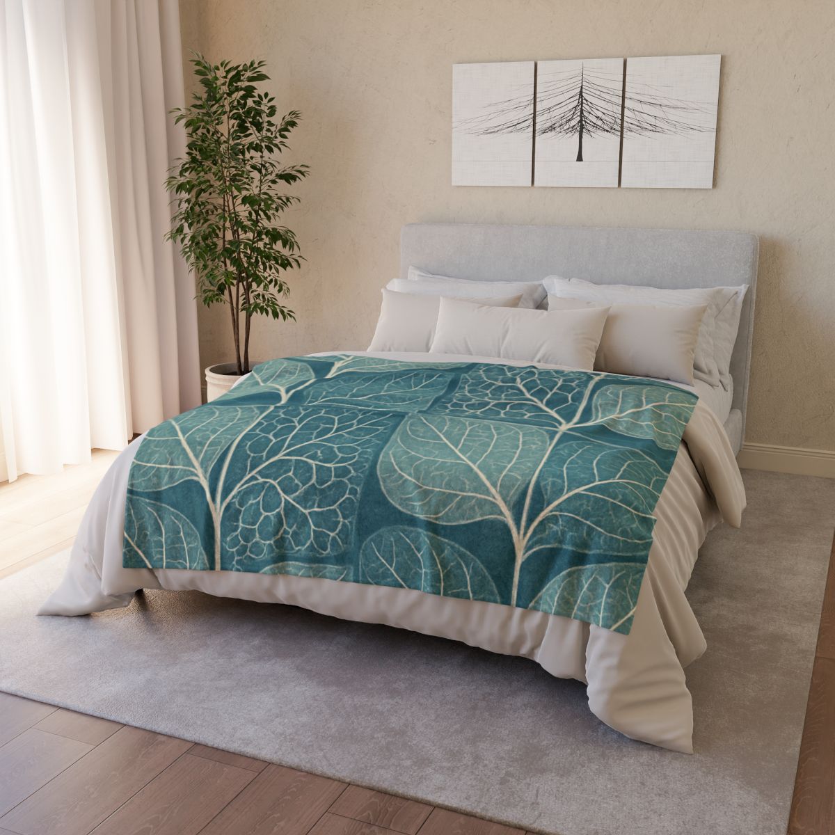 Vein Lace Mosaic custom blankets