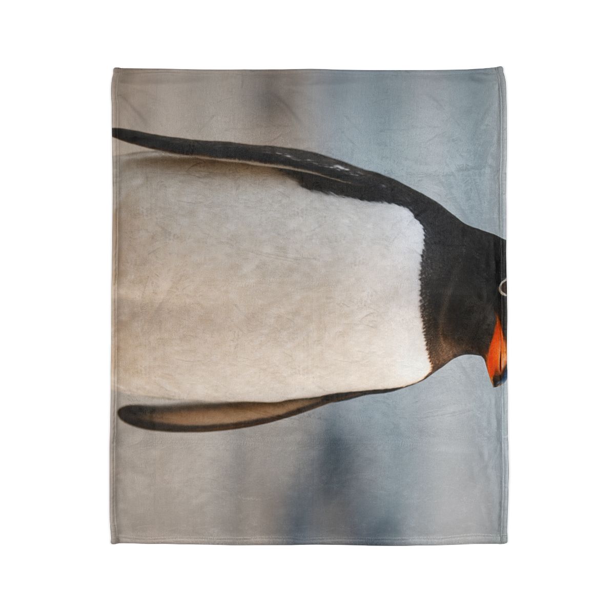 Shoreline Echo Gentoo Penguin designer printed blankets