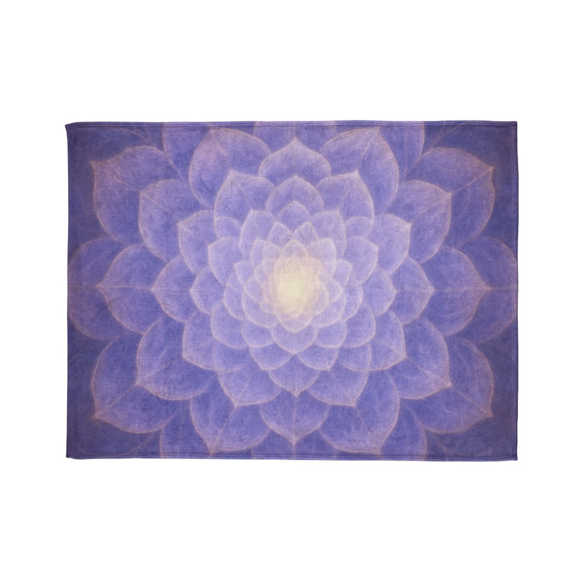 Petal Fractal Rosette decorative home blankets