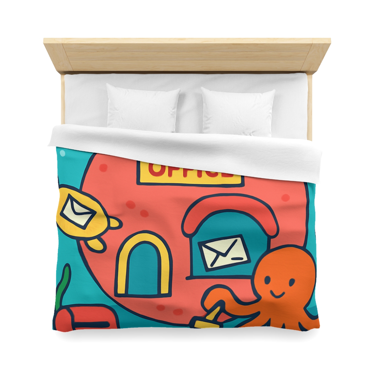 Coral Reef Planet Post Office soft comforter duvets