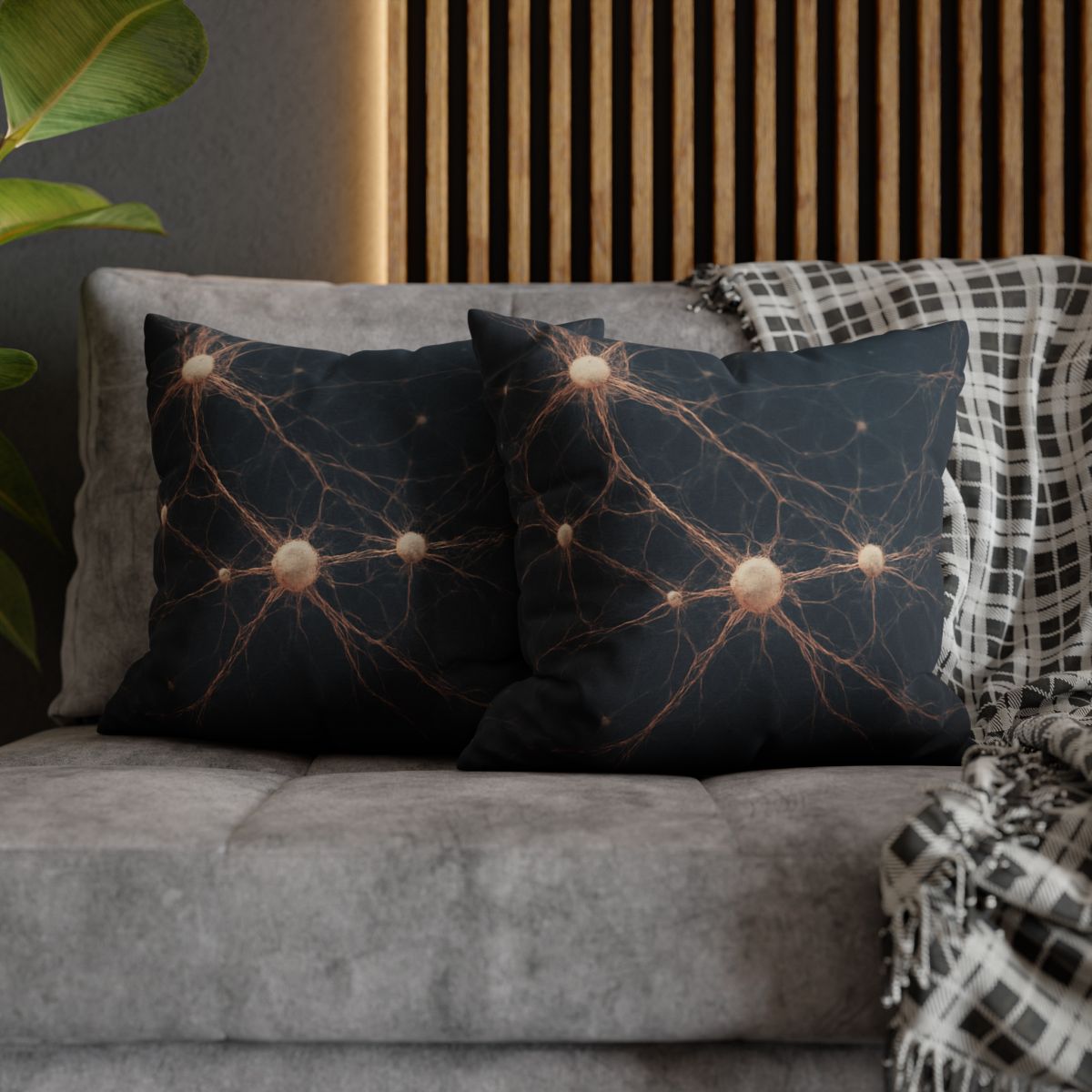 Cosmic Web Filament comfortable bedding pillow covers