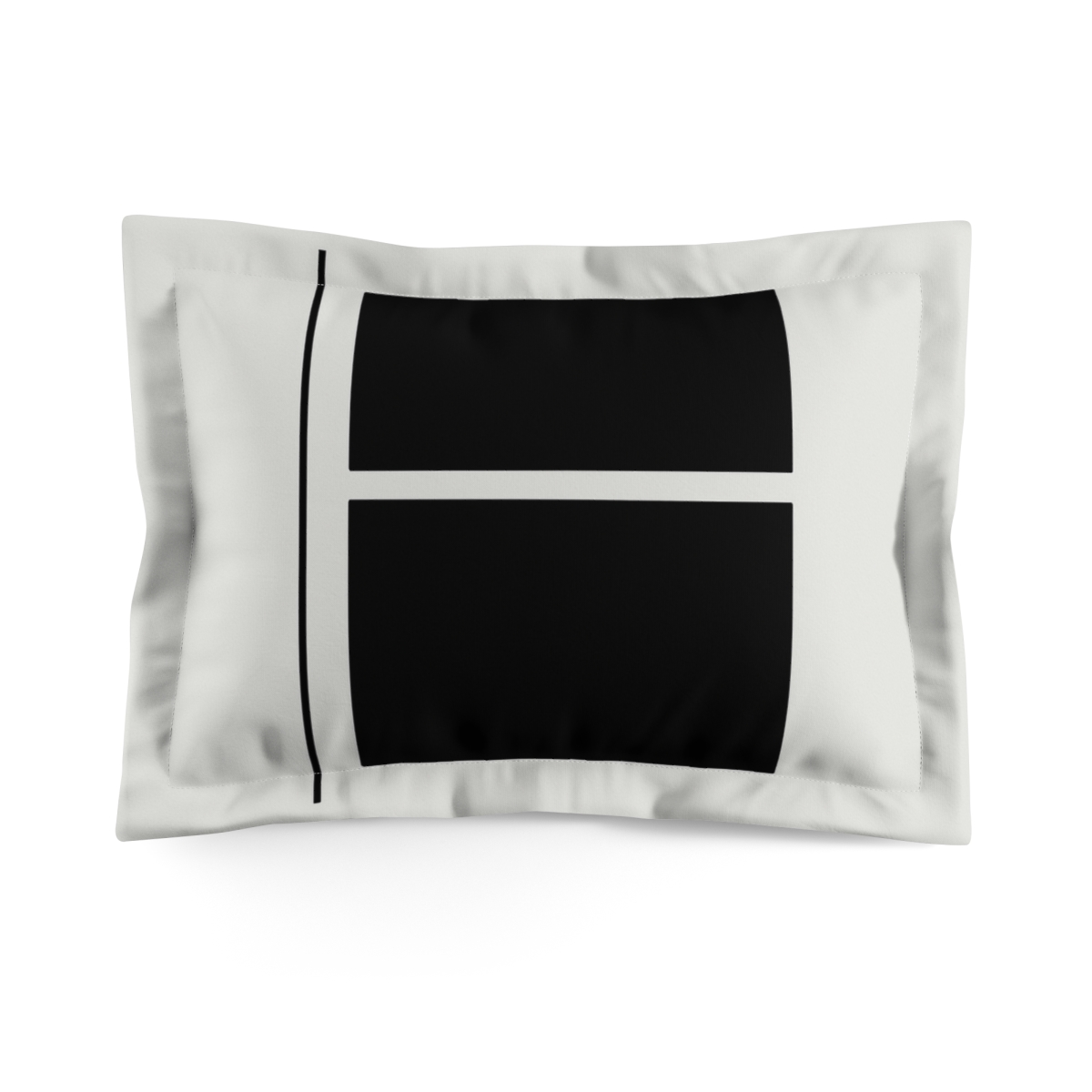 Offset Rectangle Pause stylish throw pillows