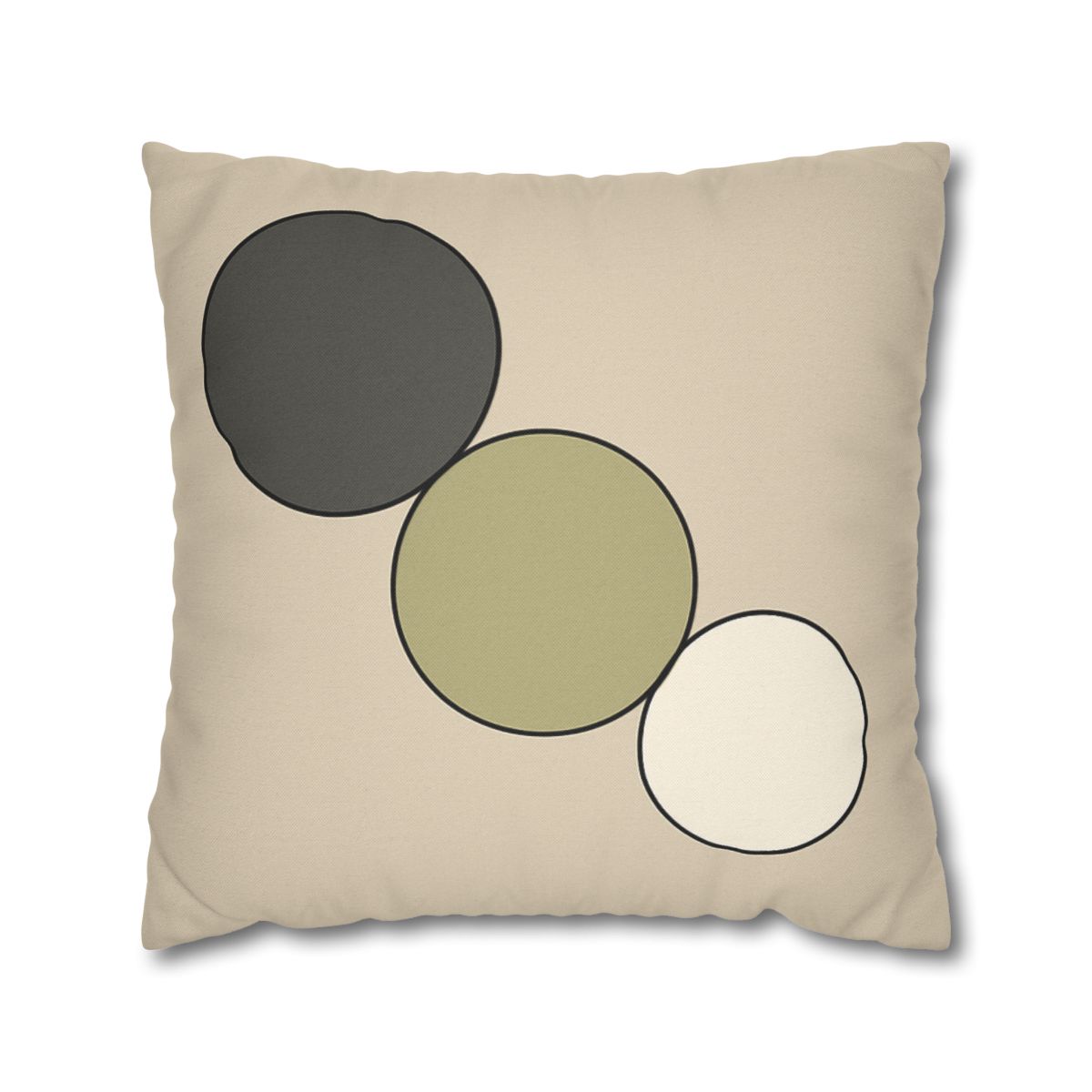 Staggered Trio Of Circles Harmony unique gift pillow cases