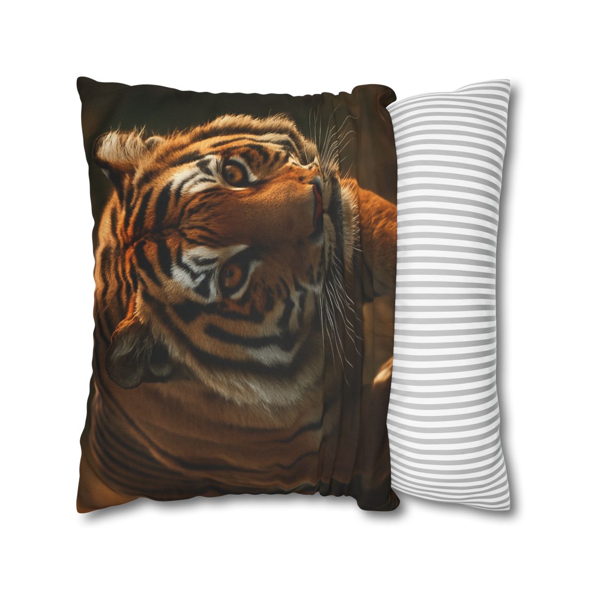 Forest Stalker Bengal Tiger personalized pillow covers