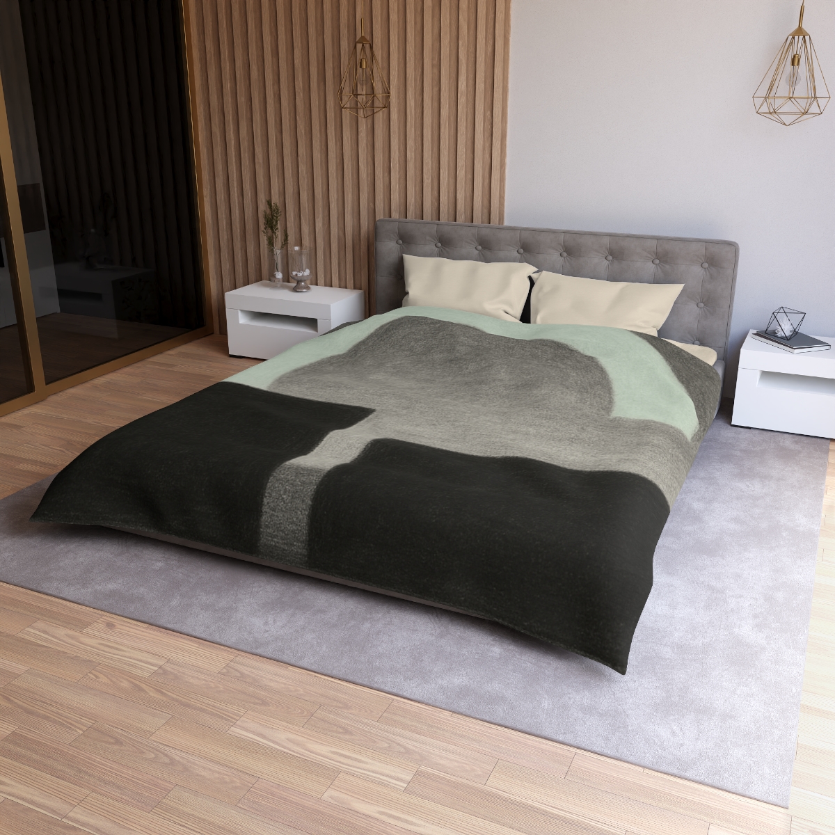 Arc Window Over Twin Blocks stylish duvet covers