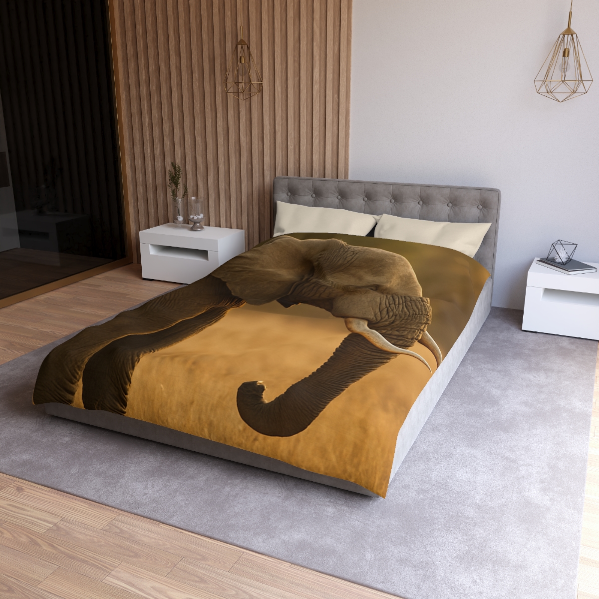 Sentinel Trunk Elephant personalized bedding duvets