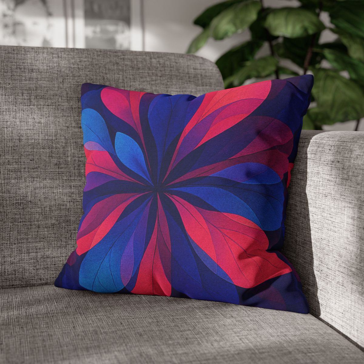 Petal Prism Overprint designer print pillow cases