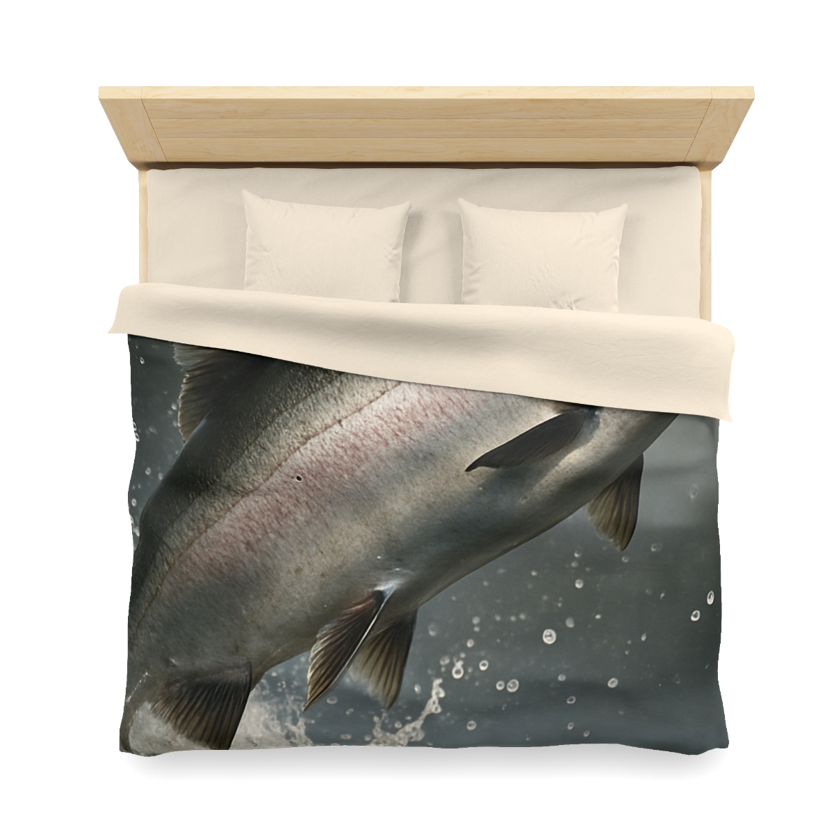 Silver Surge Chinook Salmon warm winter duvets