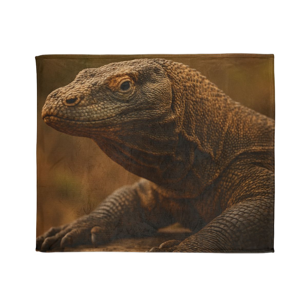 Ancient Scale Komodo Dragon warm winter blankets