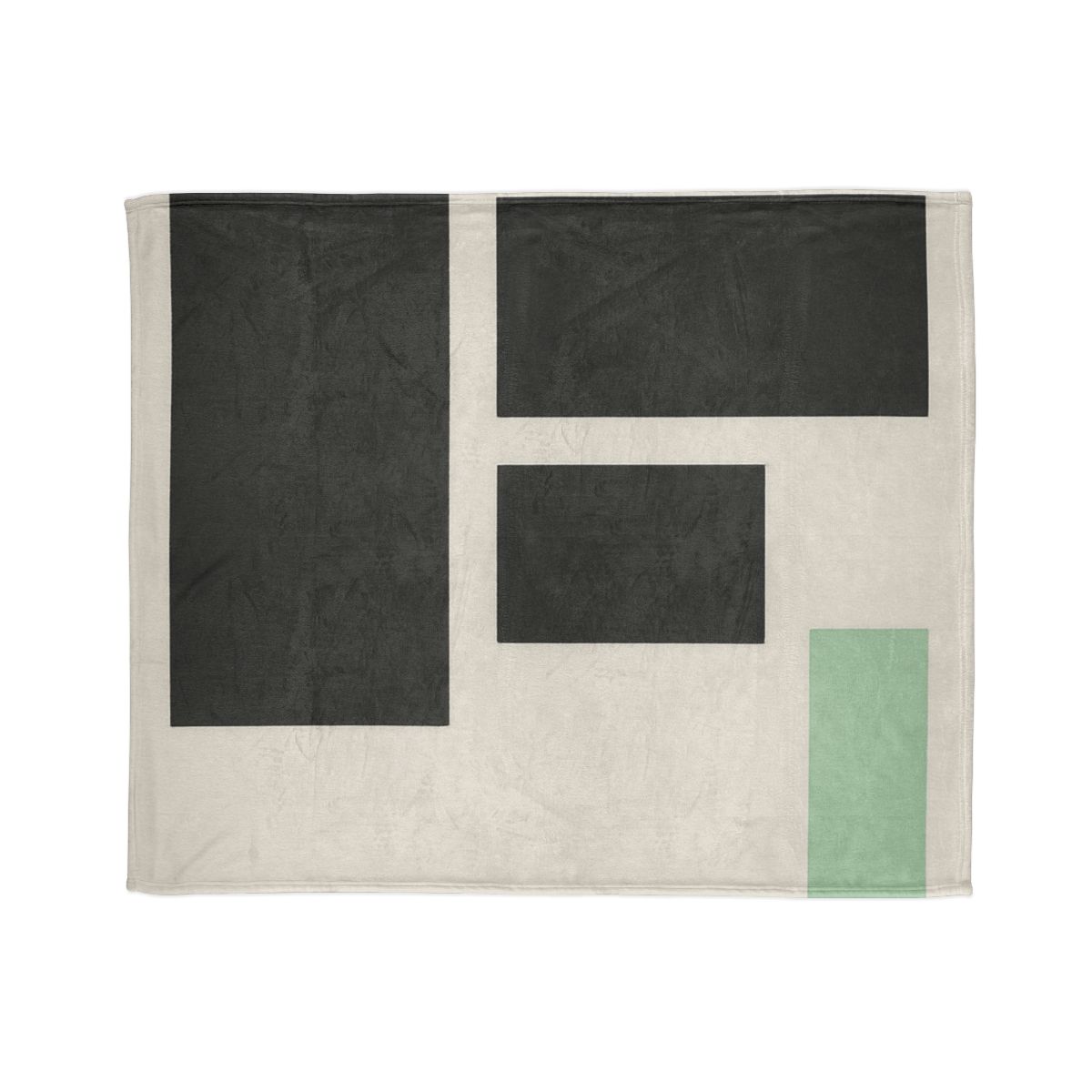 Offset Rectangle Quartet designer printed blankets