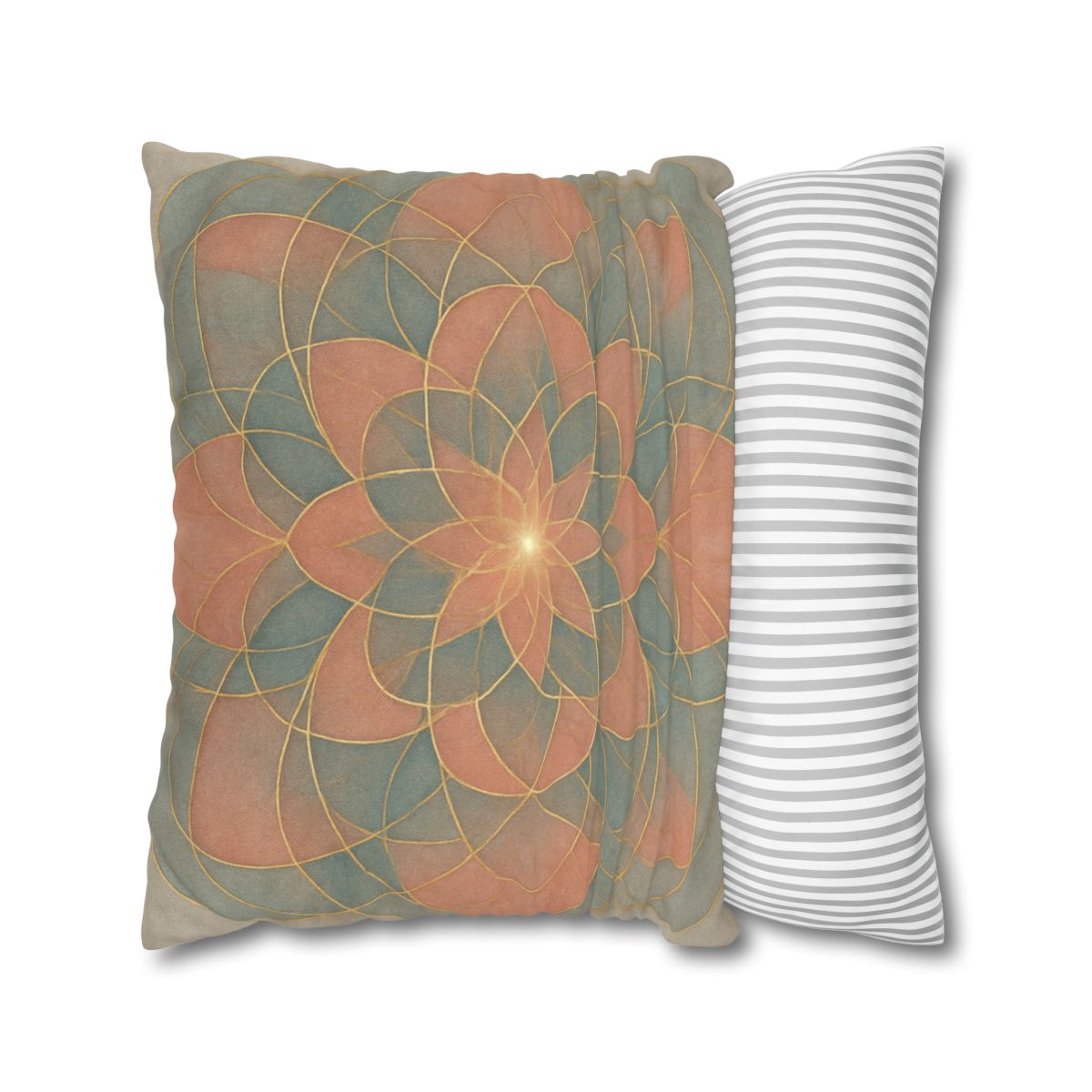 Petal Orbit Lattice soft cotton pillow cases