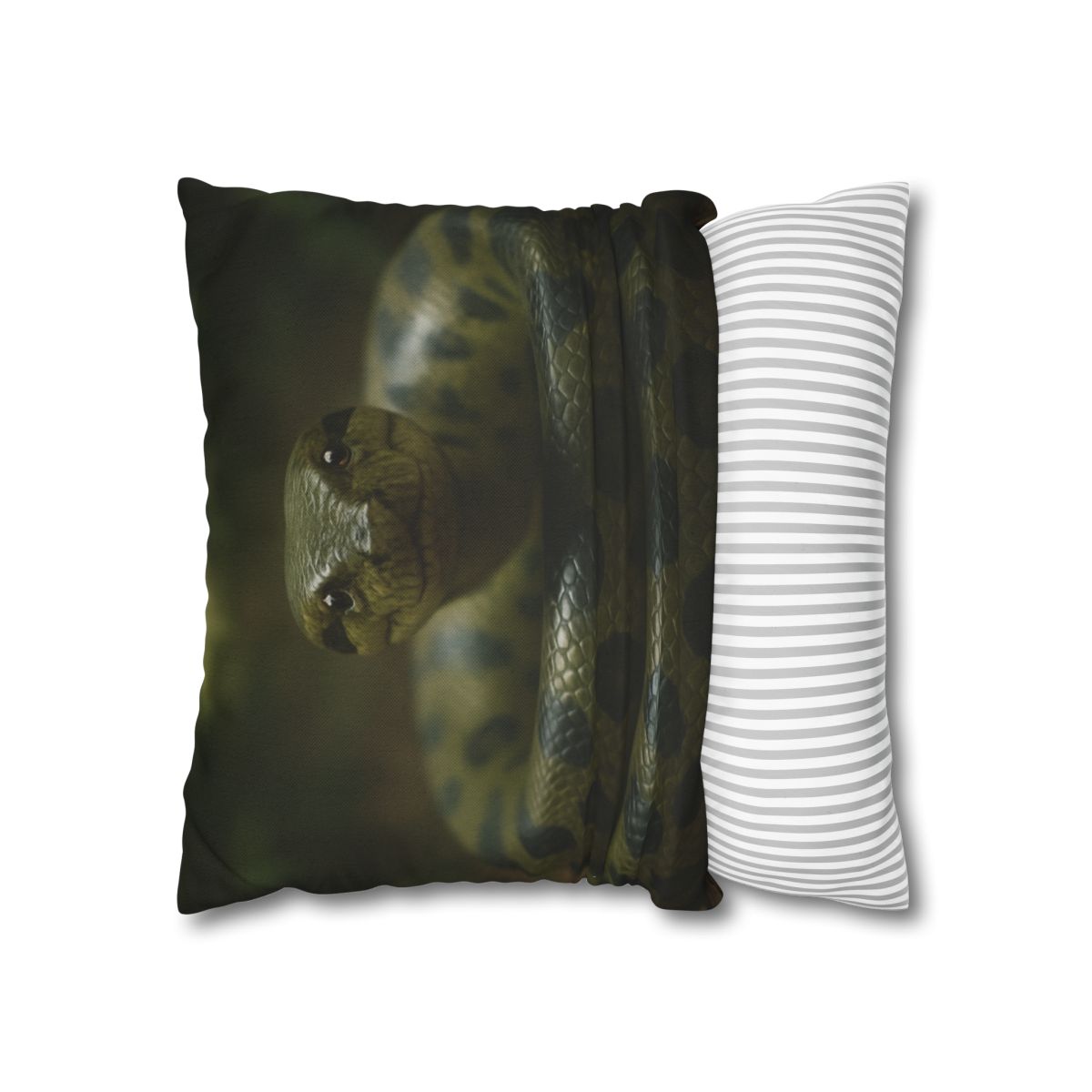 Starlit Coil Green Anaconda stylish decorative pillowcases