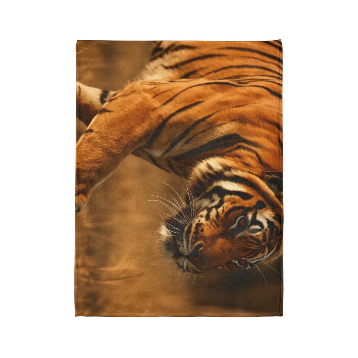 Forest Stalker Bengal Tiger designer printed blankets