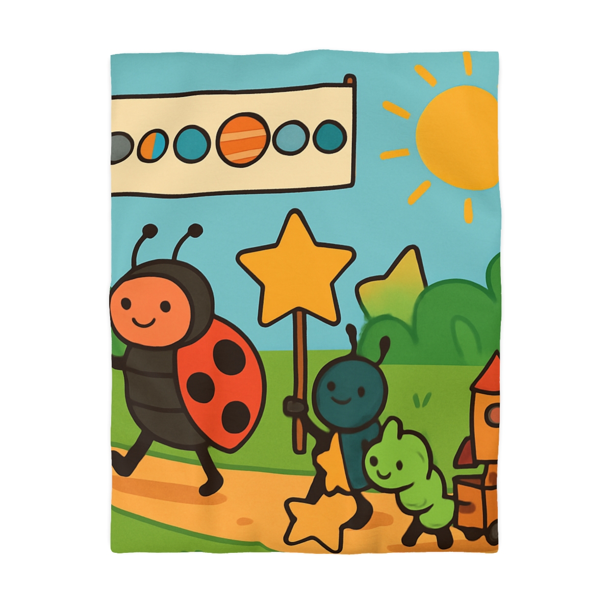 Galaxy Garden Insect Parade duvets for gifts