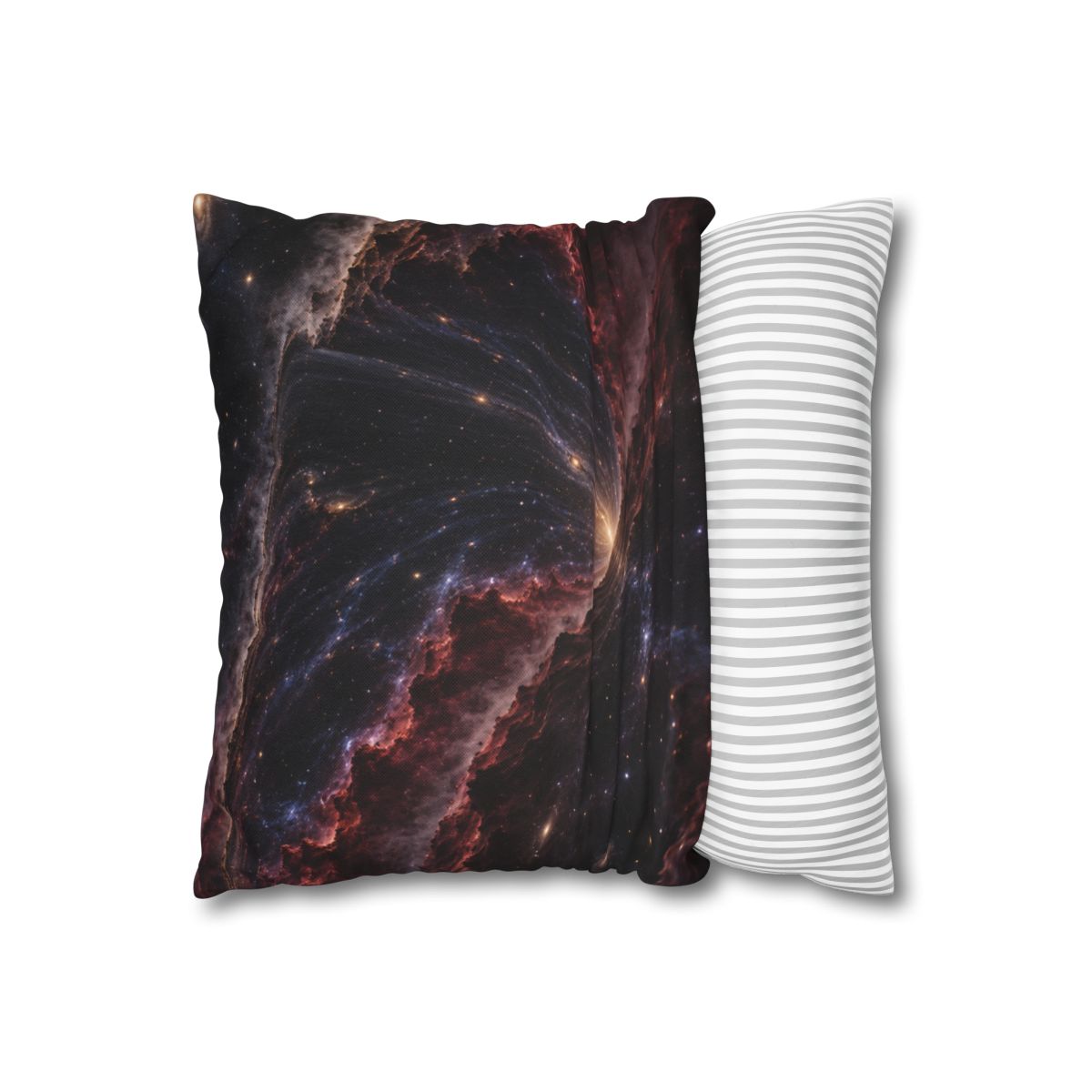 Velvet Redshift Chasm comfortable bedding pillow covers [AI-fabfdab3-889e41aa9259]
