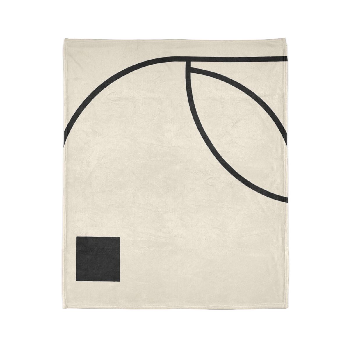 Corner Arc Pause soft fleece blankets