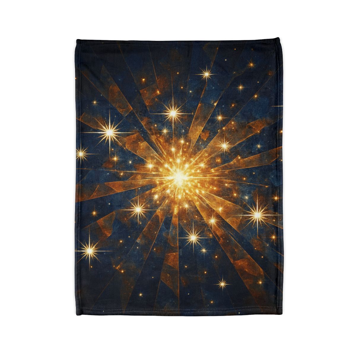 Starburst Mosaic Field designer printed blankets