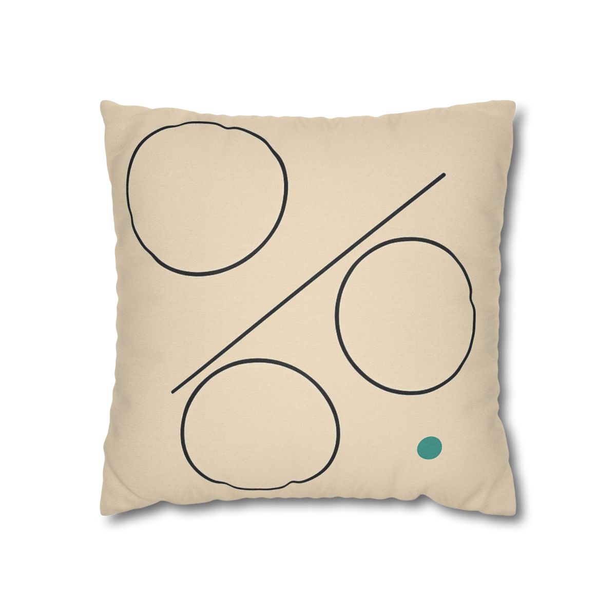 Triad Discs With Shared Tangent Line personalized pillow covers