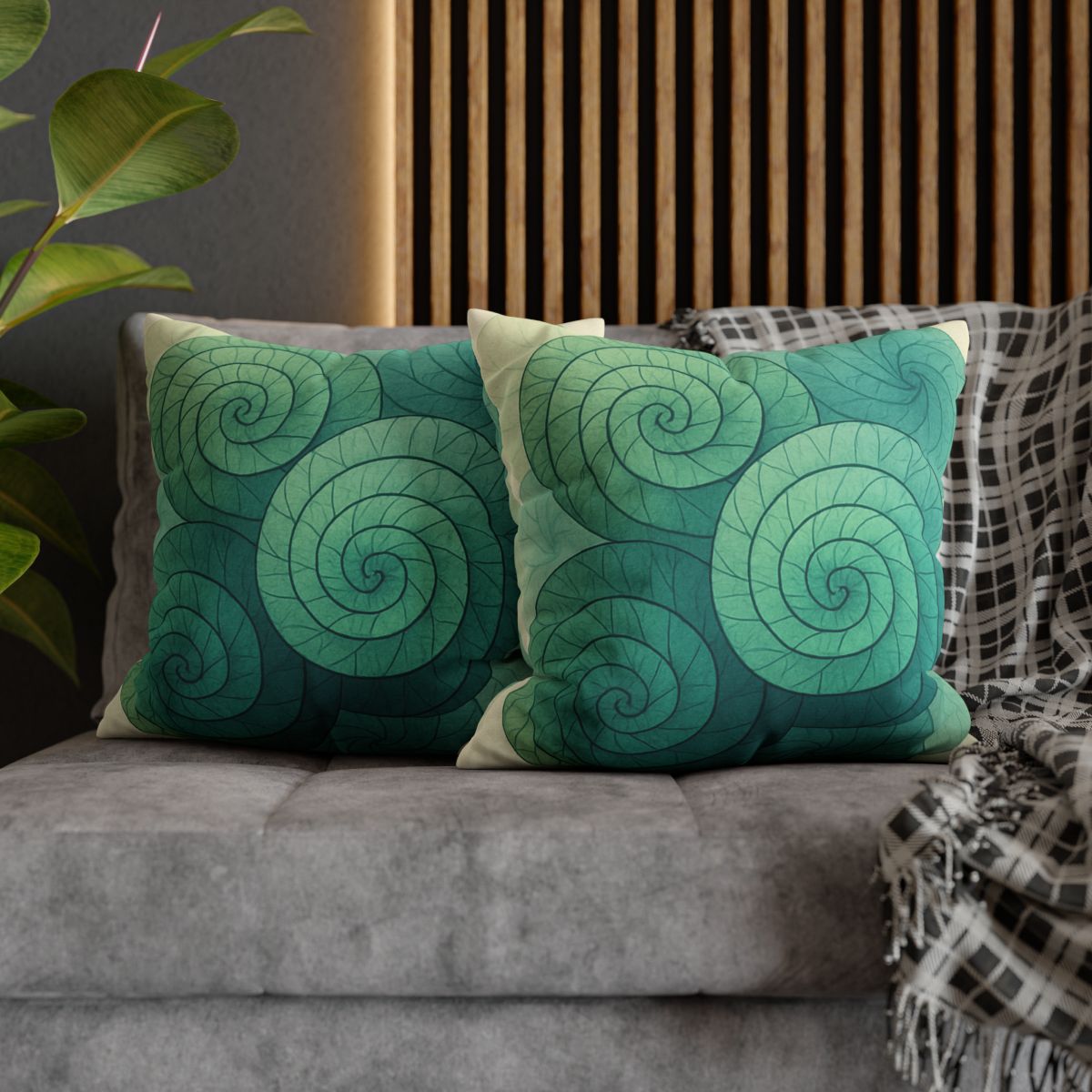 Vein Spiral Canopy personalized pillow covers