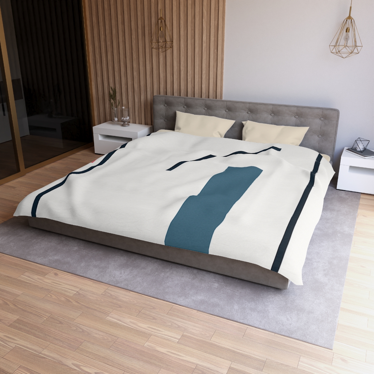 Split Frame With Rising Arc duvets for gifts