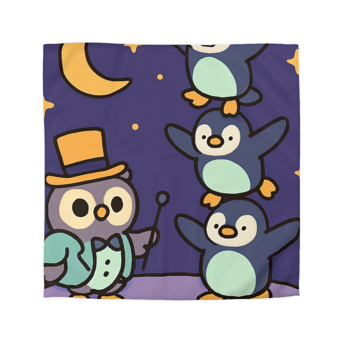 Moonlight Feather Circus stylish duvet covers