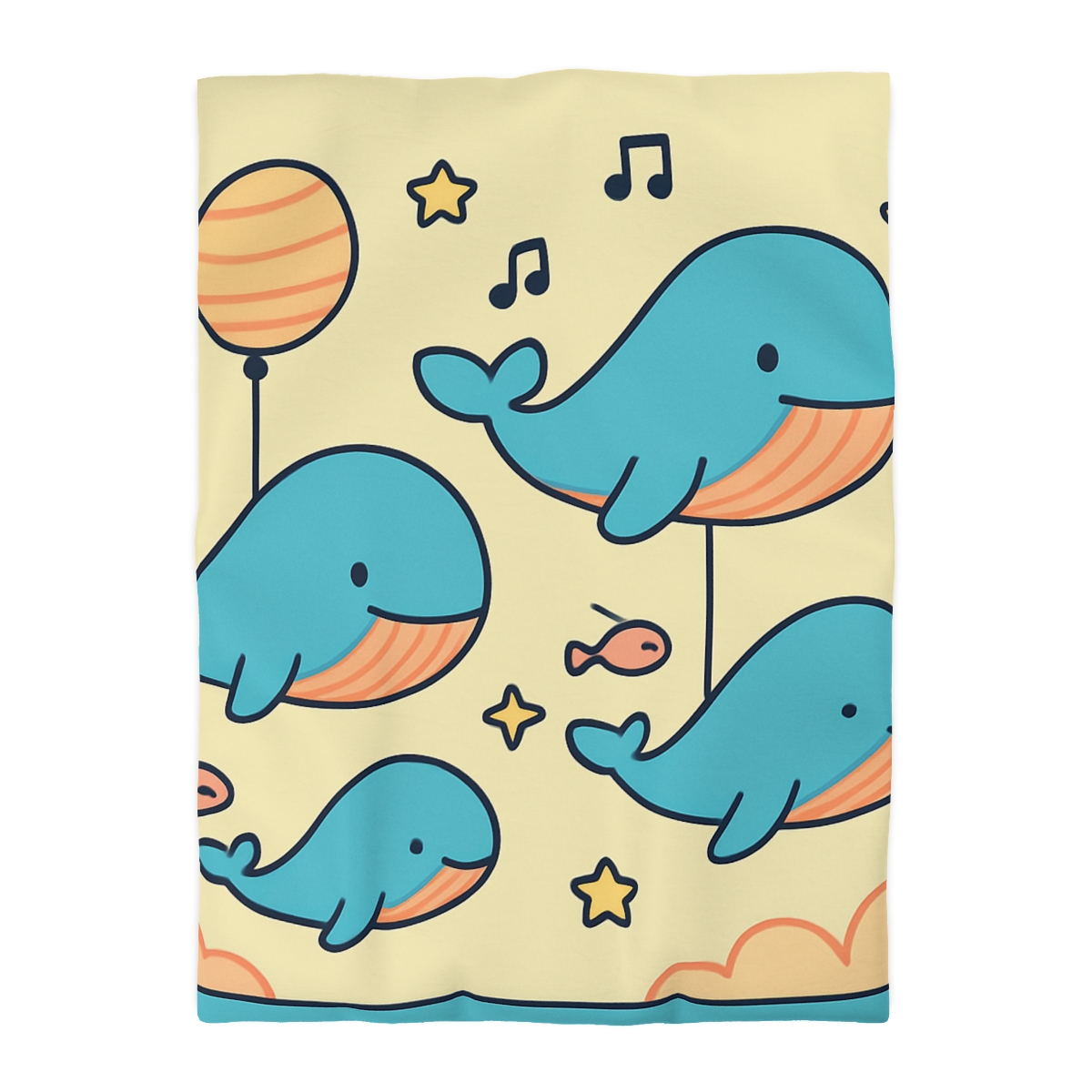 Cosmic Whale Parade duvets for gifts