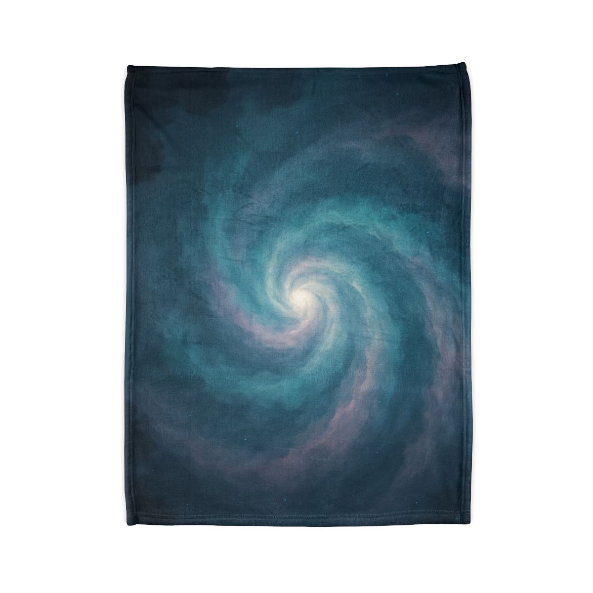 Nebula Spiral Haze designer printed blankets