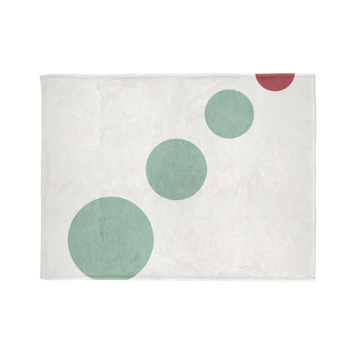 Diagonal Path Of Four Circles soft fleece blankets