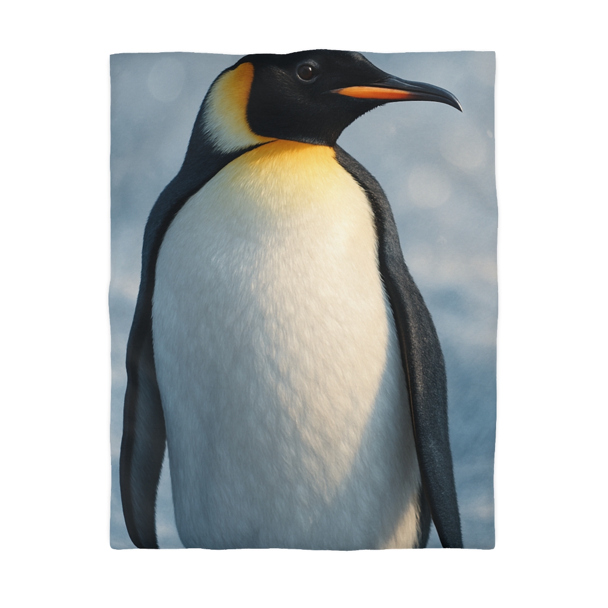 Frost Halo Emperor Penguin personalized bedding duvets