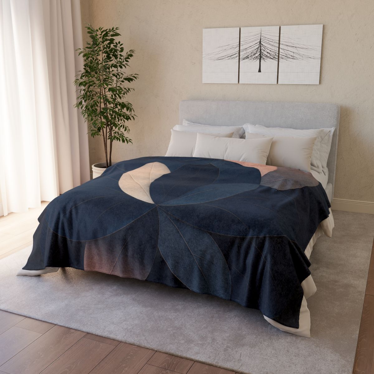 Petal Eclipse Overlays unique gift blanketscustom blankets