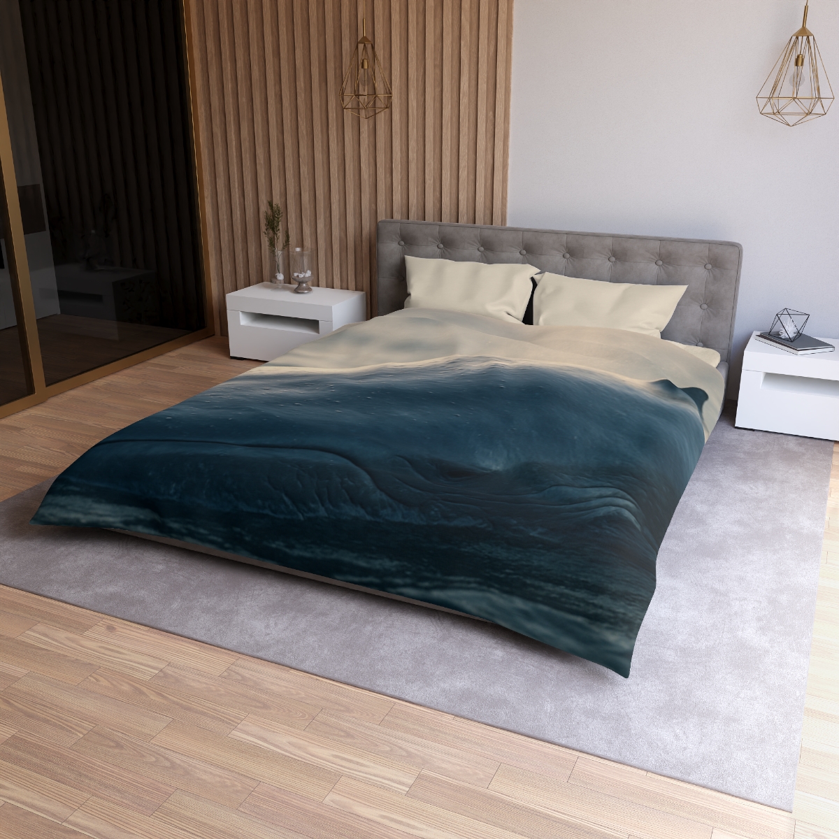 Deep Song Blue Whale trendy bedroom duvets