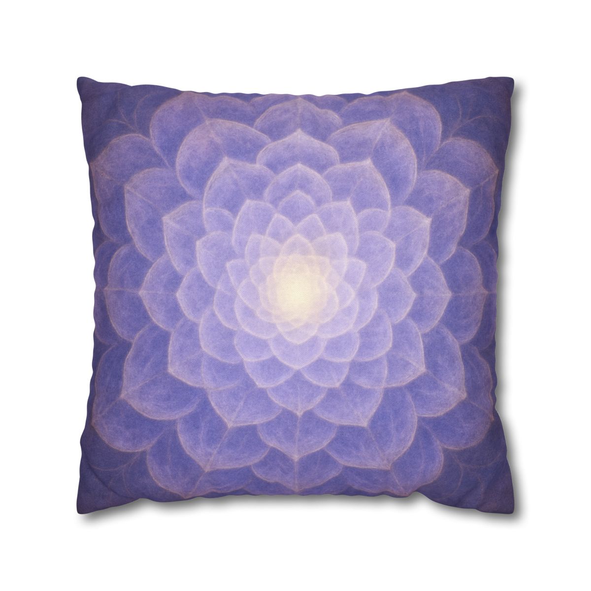 Petal Fractal Rosette soft cotton pillow cases