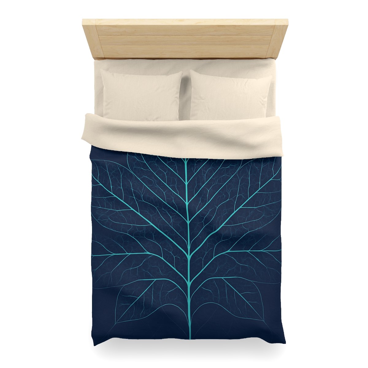 Leaf Vein Circuit Filigree stylish duvet covers